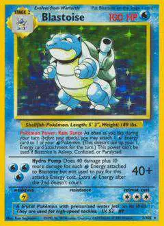 Pokemon Base Set Holo Rare Blastoise #2 [Lightly Played/LP]