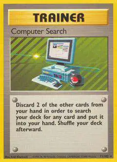 Pokemon Base Set Rare Computer Search #71 [Lightly Played]
