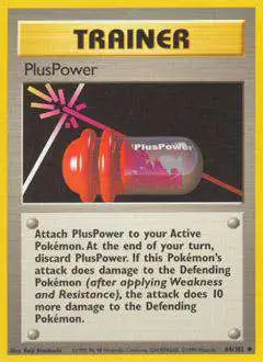 Pokemon Base Set Uncommon PlusPower #84