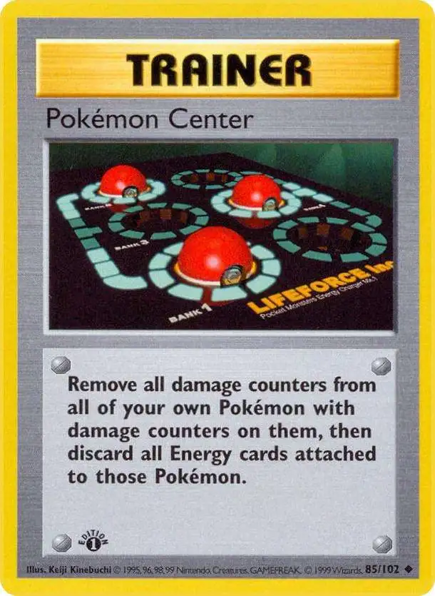 Base Set Uncommon Pokemon Center #85 [1st Edition]