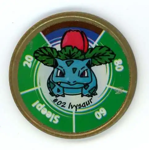 Pokemon Trading Card Game Ivysaur Battling Coin #02