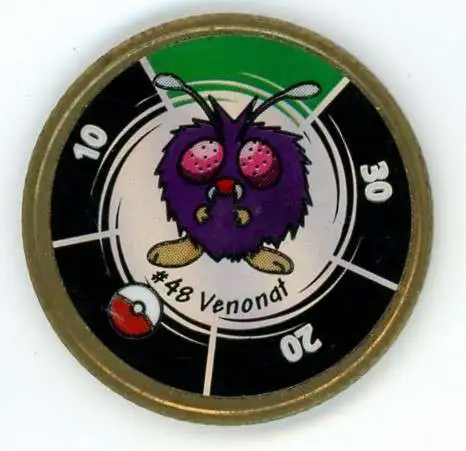 Pokemon Trading Card Game Venonat Battling Coin #48