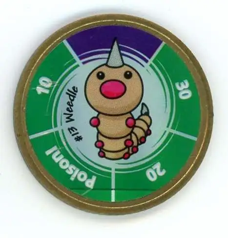 Pokemon Trading Card Game Weedle Battling Coin #13