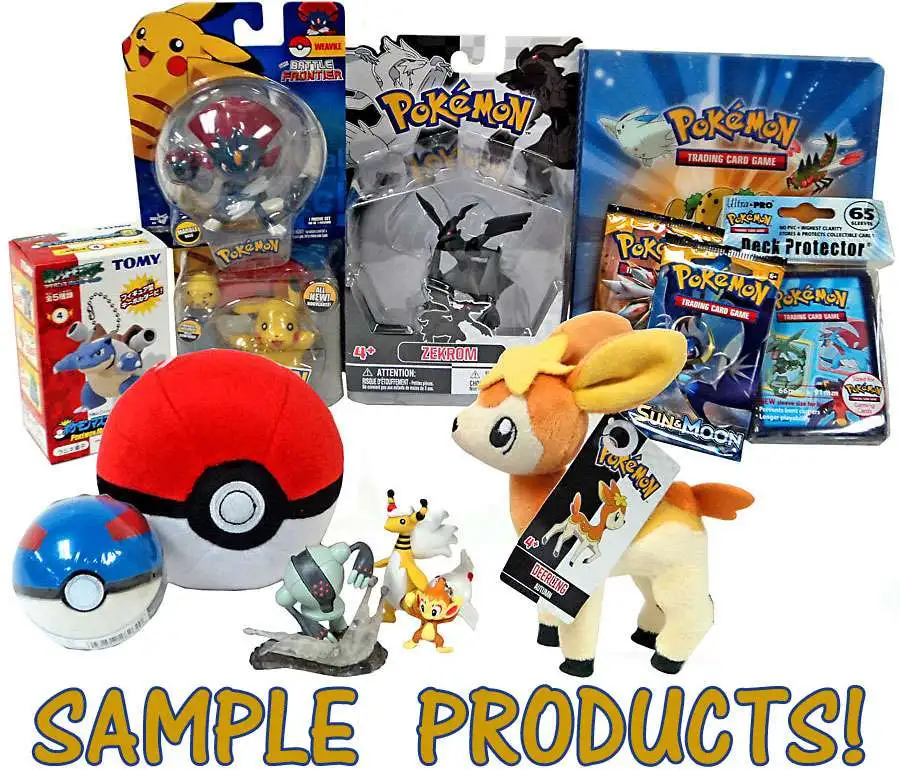 Pokemon MYSTERY GIFT BOX [RANDOM Goodies with Over $50 Value!]