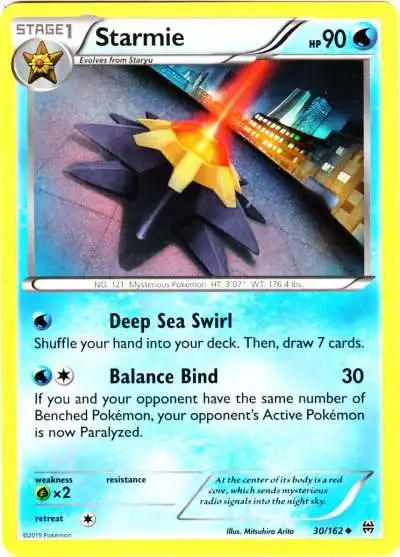 Pokemon Trading Card Game XY BREAKthrough Uncommon Starmie #30