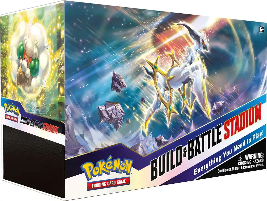 Pokemon Sword & Shield Brilliant Stars Build & Battle Stadium [2 Build & Battles, 4 Booster Packs, Evolution Pack & More]