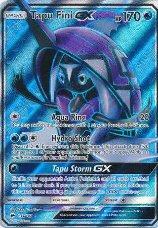 tapu fini pokemon card price Fini-GX - 39/147 - Ultra Rare - Sun & Moon: Burning Shadows - Collectible this attack does nothing Tapu Fini- 54/98 - Reverse