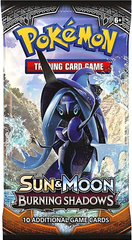 1020 Pokemon Sun and Moon  Burning Shadows 4 Sleeved Booster Packs  NEW 