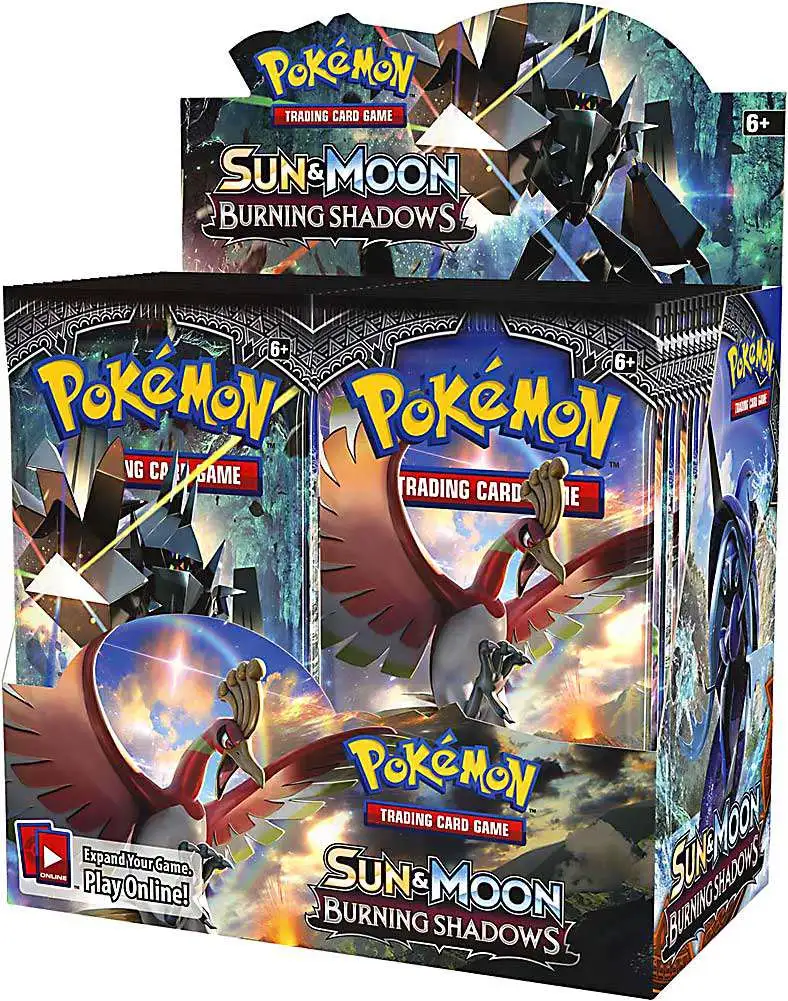 Details about   New 2017 Pokemon Sun & Moon Crimson Invasion Lot of 36 Pack Loose Booster Box 