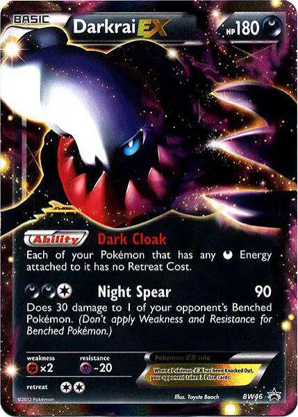 Pokemon Black & White Promo Ultra Rare Darkrai EX BW46 [Lightly Played]