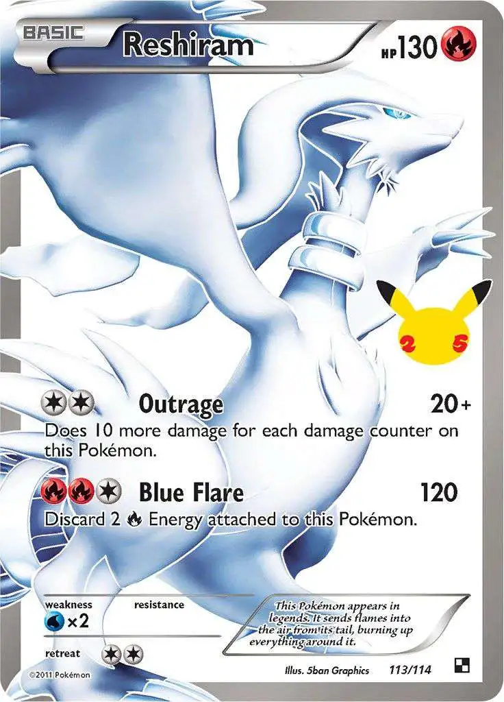 Pokemon Celebrations Classic Collection Reshiram #113