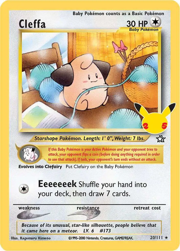 Pokemon Celebrations Classic Collection Cleffa #20