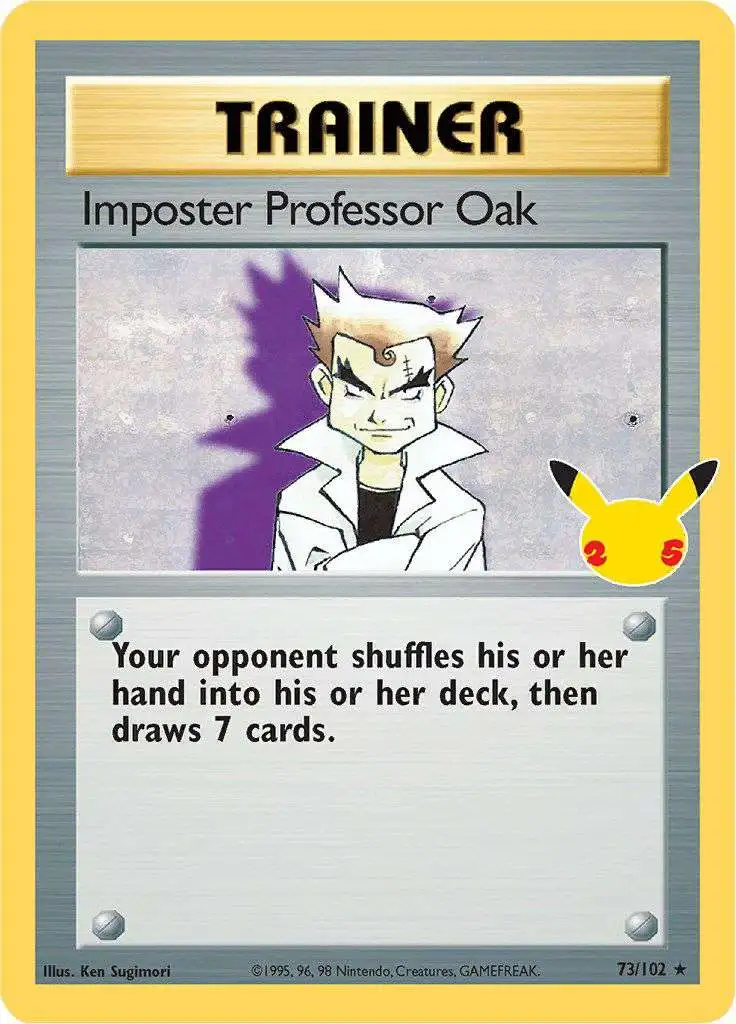 Pokemon Celebrations Classic Collection Imposter Professor Oak #73