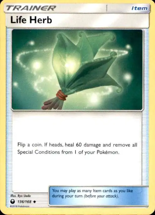 Pokemon Trading Card Game Celestial Storm Uncommon Life Herb #136