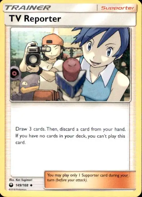Pokemon Trading Card Game Celestial Storm Uncommon TV Reporter #149