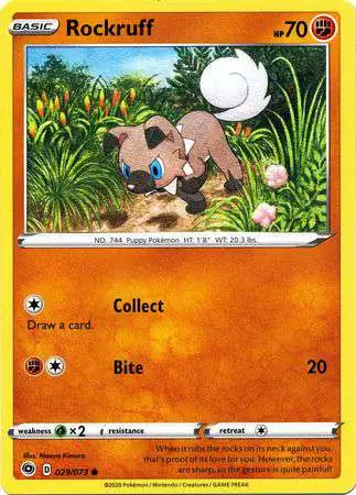 Pokemon Champion's Path Common Rockruff #29