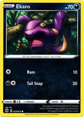 Pokemon Champion's Path Common Ekans #33