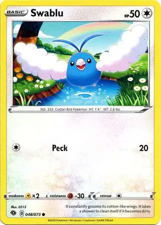 Pokemon Champion's Path Common Swablu #48