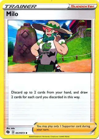 Pokemon Champion's Path Uncommon Milo #57