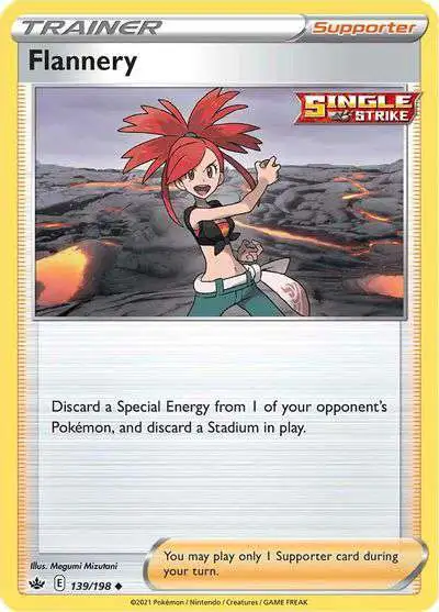 Pokemon Trading Card Game Sword & Shield Chilling Reign Uncommon Flannery #139