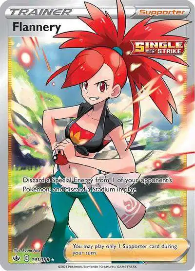 Pokemon Trading Card Game Sword & Shield Chilling Reign Ultra Rare Flannery #191