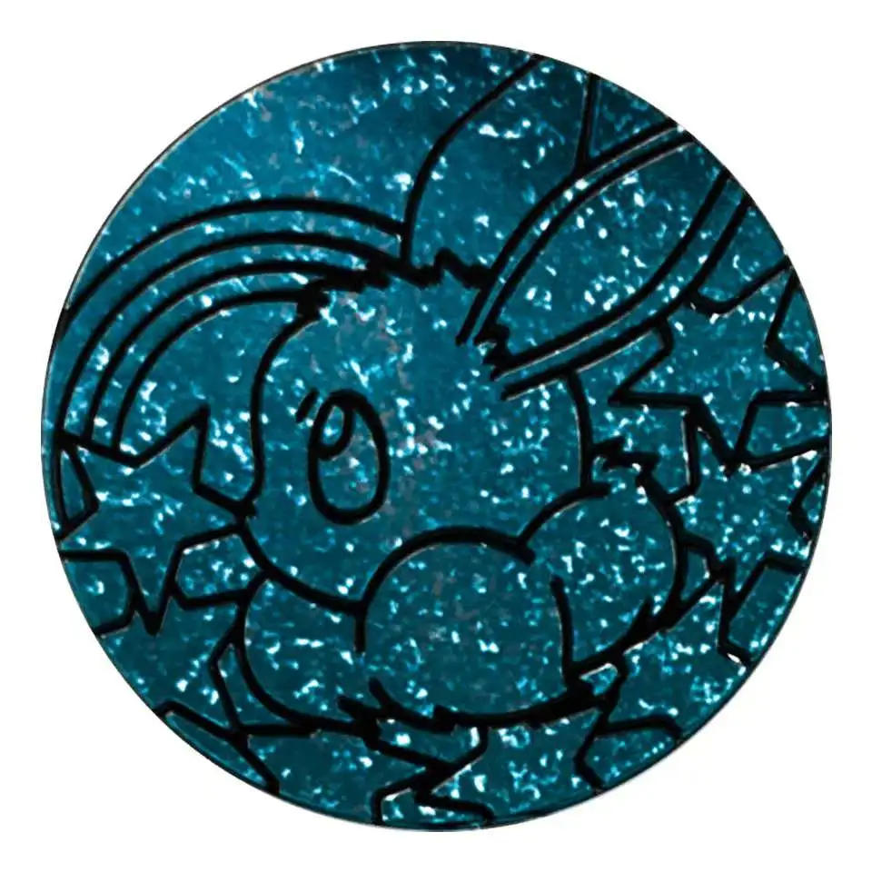Nintendo Pokemon Prismatic Evolutions Eevee Plastic Coin [Petrol]