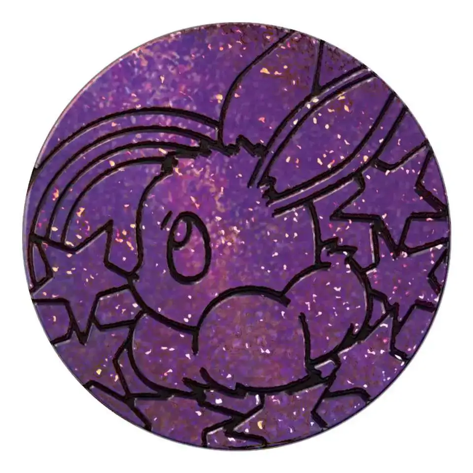 Nintendo Pokemon Prismatic Evolutions Eevee Plastic Coin [Purple]