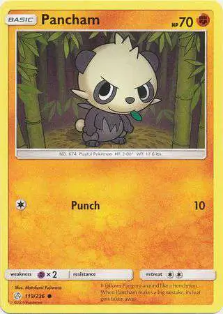 Pokemon Trading Card Game Sun & Moon Cosmic Eclipse Common Pancham #119