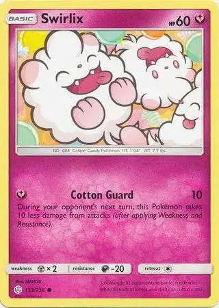 Pokemon Trading Card Game Sun & Moon Cosmic Eclipse Common Swirlix #153