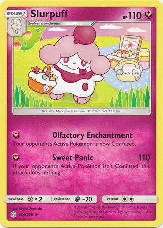 Pokemon Trading Card Game Sun & Moon Cosmic Eclipse Rare Slurpuff #154