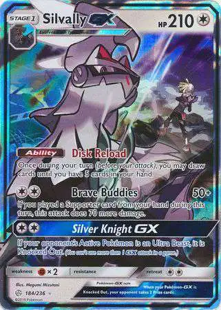 Pokemon Trading Card Game Sun & Moon Cosmic Eclipse Ultra Rare Silvally GX #184