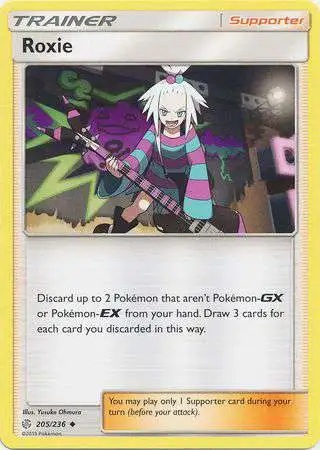 Pokemon Trading Card Game Sun & Moon Cosmic Eclipse Uncommon Roxie #205