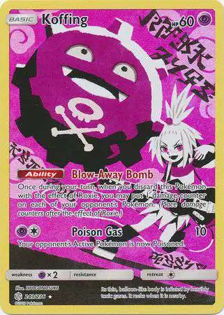 Pokemon Trading Card Game Sun & Moon Cosmic Eclipse Secret Rare Koffing #243