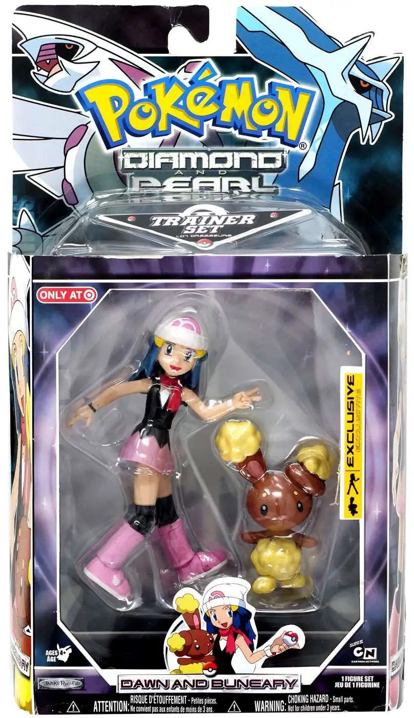 Pokemon Diamond Pearl Trainer Sets Dawn Buneary Exclusive Action Figure Set  Jakks Pacific - ToyWiz