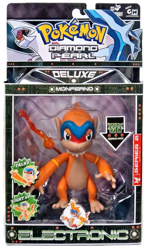 Jakks Pacific Pokemon Diamond & Pearl Deluxe Electronic Series 2 Monferno Action Figure [Moukazaru]