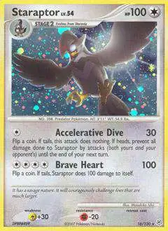 Pokemon Diamond & Pearl Rare Staraptor #16 [Lightly Played]