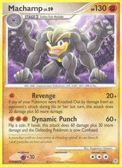 Pokemon Diamond & Pearl Rare Machamp #31
