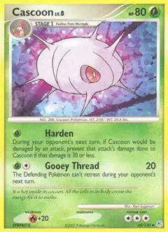 Pokemon Diamond & Pearl Uncommon Cascoon #44