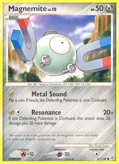 Pokemon Diamond & Pearl Common Magnemite #87 [Lightly Played]
