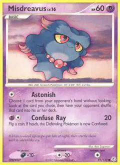 Pokemon Diamond & Pearl Common Misdreavus #91 [Lightly Played]