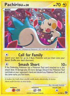 Pokemon Diamond & Pearl Great Encounters Rare Pachirisu #5
