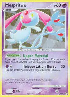 Pokemon Diamond & Pearl Mysterious Treasures Rare Mesprit #14 [Lightly Played]