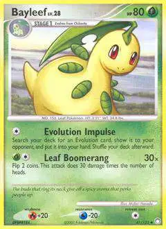 Pokemon Diamond & Pearl Mysterious Treasures Uncommon Bayleef #41 [Lightly Played]