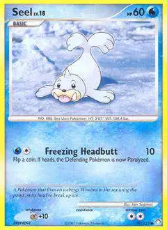 Pokemon Diamond & Pearl Mysterious Treasures Common Seel #97 [Lightly Played]