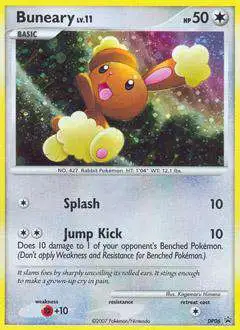 Pokemon Diamond & Pearl Promo Holo Rare Buneary DP06 [Damaged]