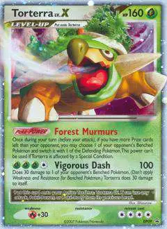 Pokemon Diamond & Pearl Promo Ultra Rare Torterra LV.X DP09 [Heavily Played]