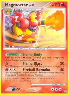 Pokemon Diamond & Pearl Secret Wonders Rare Magmortar #31 [Lightly Played]