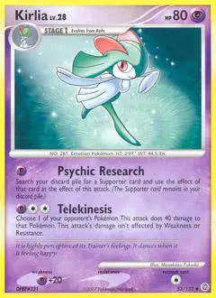 Pokemon Diamond & Pearl Secret Wonders Uncommon Kirlia #53 [Lightly Played]