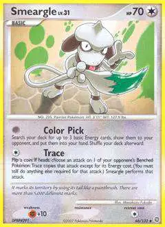 Pokemon Diamond & Pearl Secret Wonders Uncommon Smeargle #66 [Lightly Played]