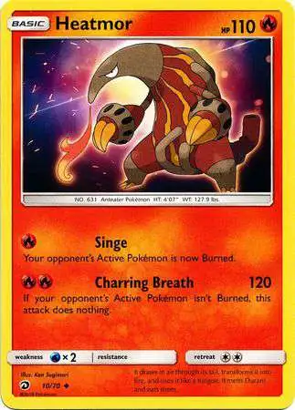 Pokemon Trading Card Game Dragon Majesty Uncommon Heatmor #10